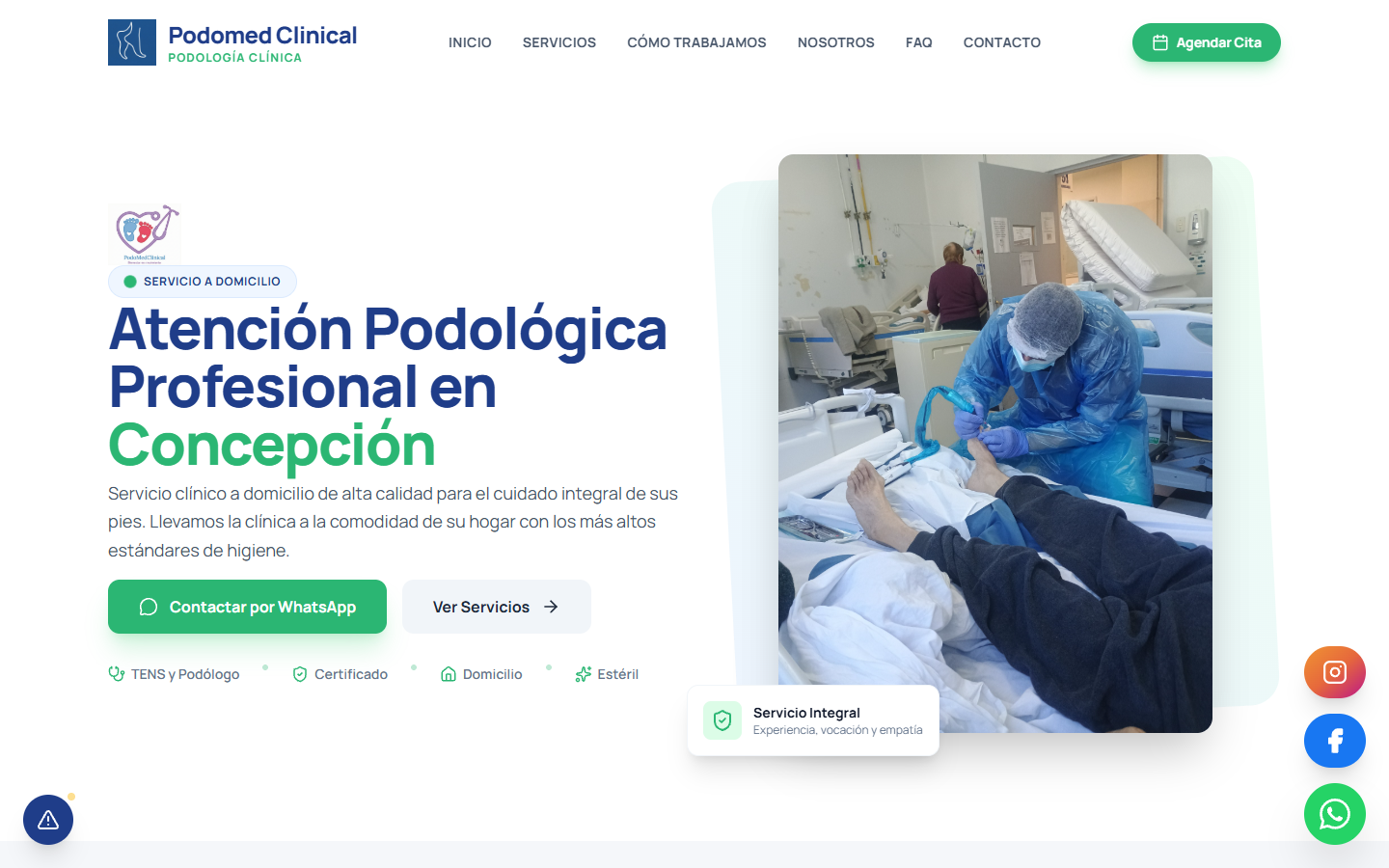 Vista de PodomedClinical